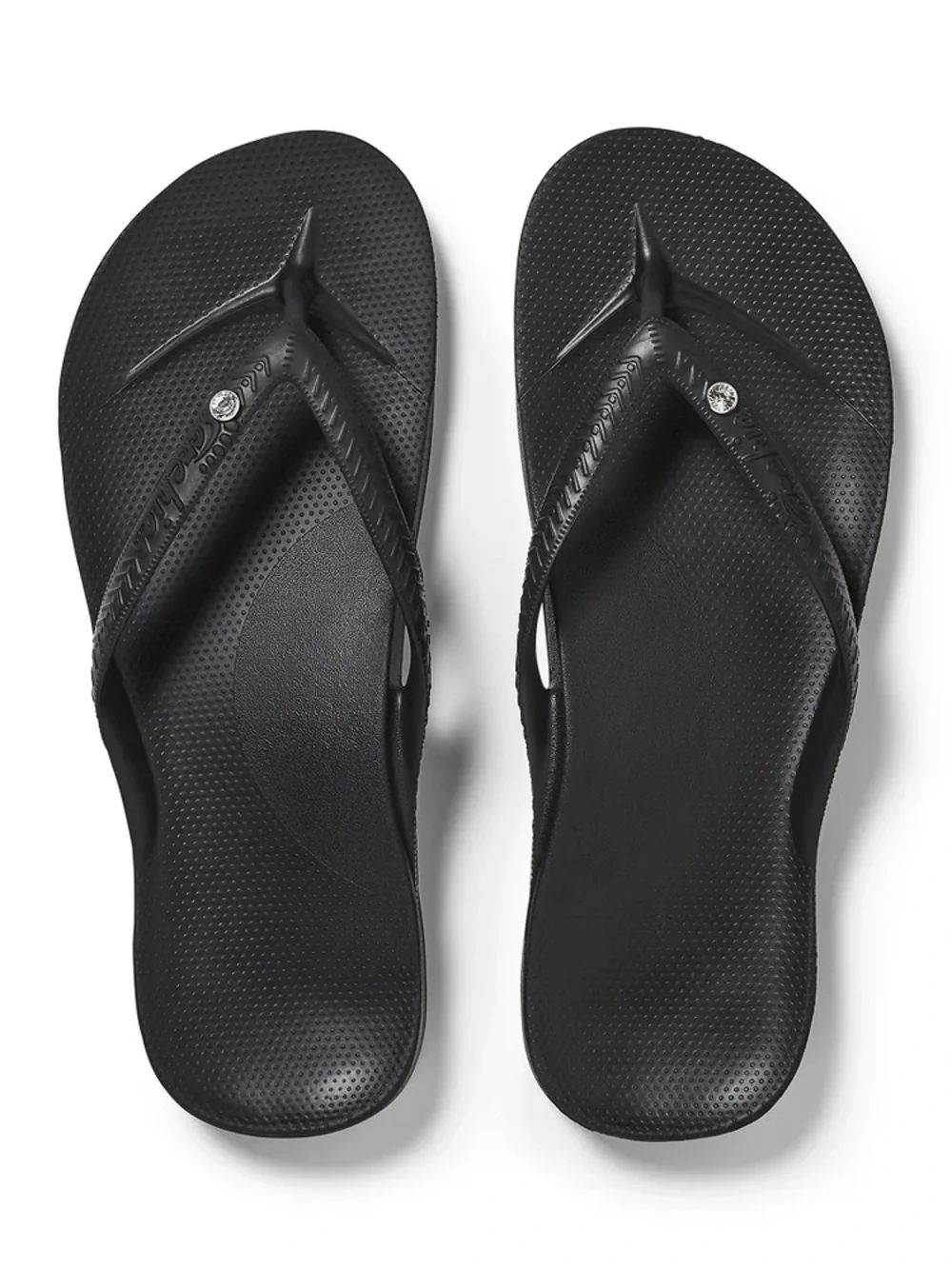 Archies Black womans  Flip Flops - Sandals